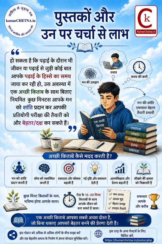 पुस्तक  और परिचर्चा  पोस्टर - 028
