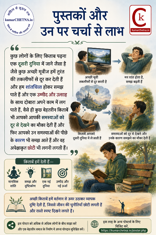 पुस्तक  और परिचर्चा  पोस्टर - 0032