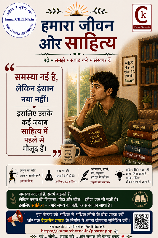 जीवन और साहित्य: पोस्टर- 14