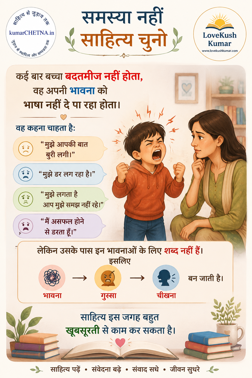 समस्या नहीं साहित्य चुनिये: पोस्टर -23