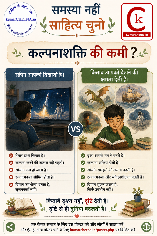 समस्या नहीं साहित्य चुनिये: पोस्टर -11