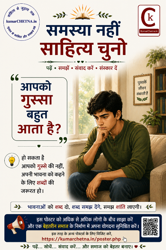 समस्या नहीं साहित्य चुनिये: पोस्टर -22
