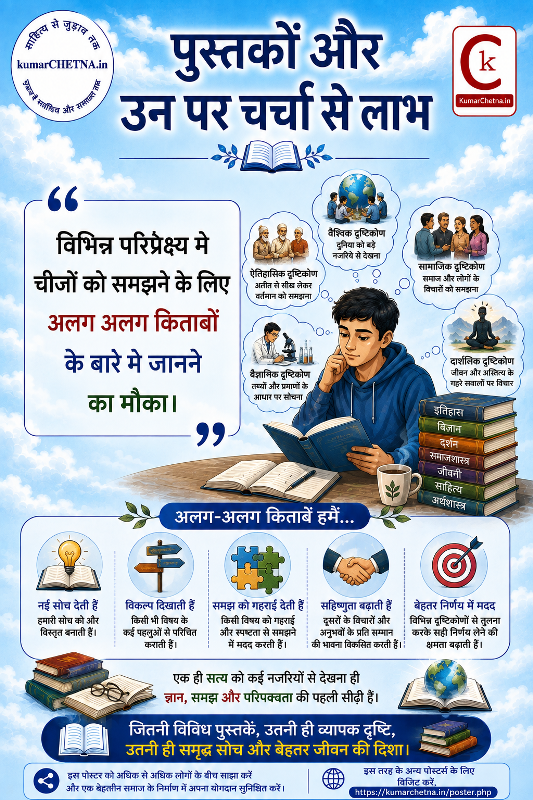 पुस्तक  और परिचर्चा  पोस्टर - 016
