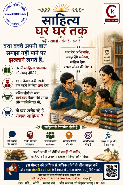 साहित्य घर घर तक - पोस्टर - 002
